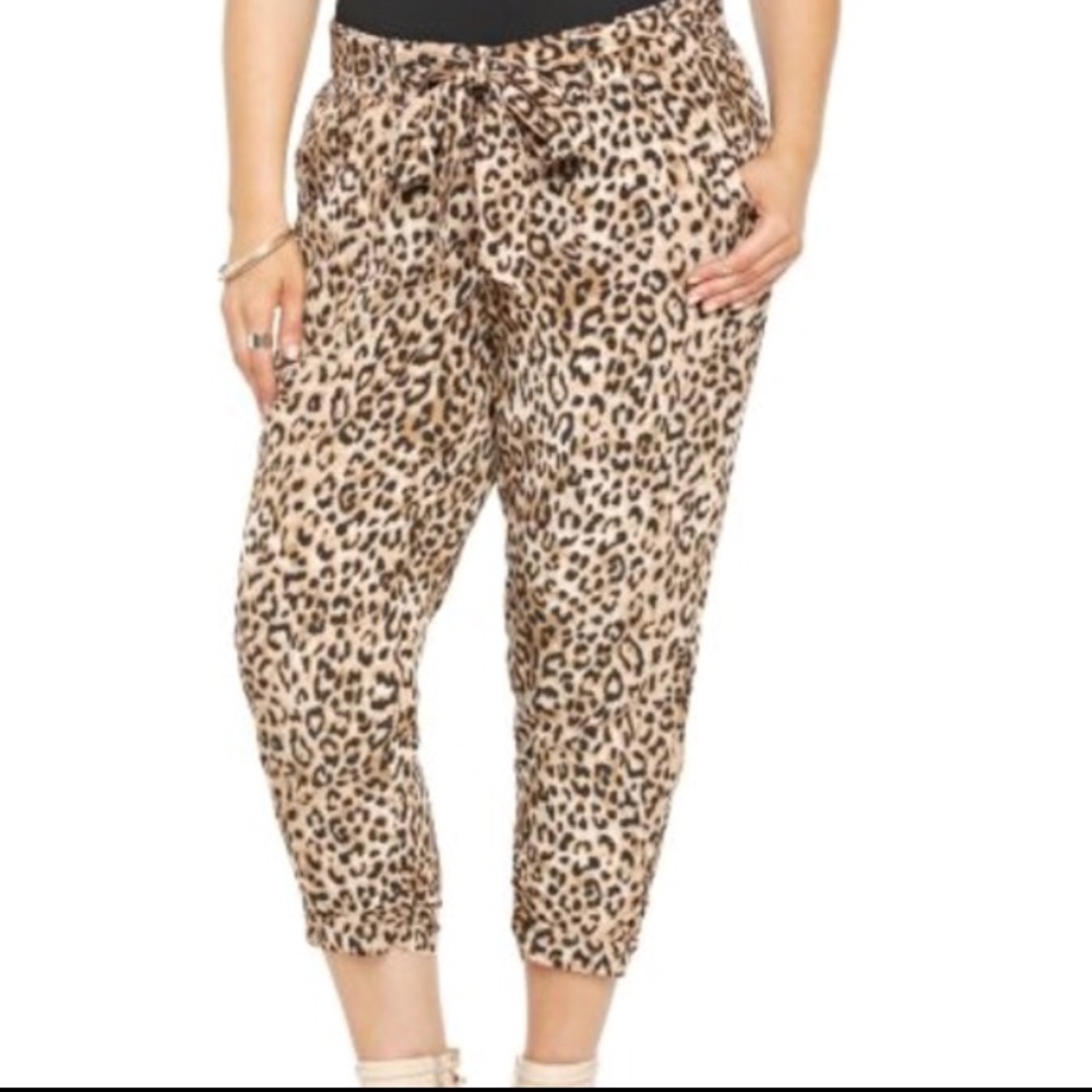 Cheetah ankle pant